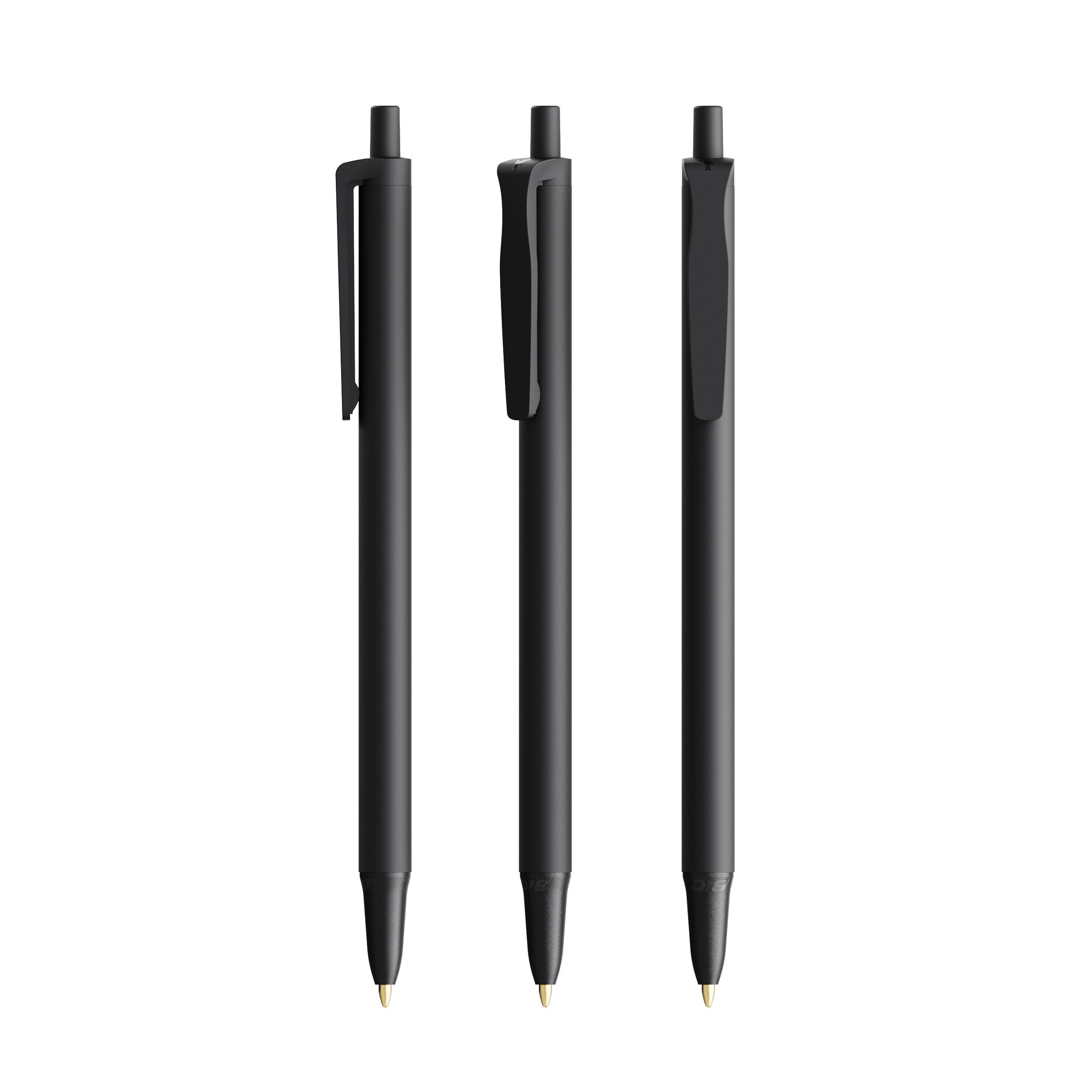 BIC® Clic Stic Softfeel Kugelschreiber, Mine blau - schwarz-518