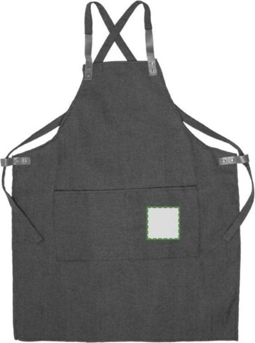 Veredelungsposition Tasche auf der Vorderseite