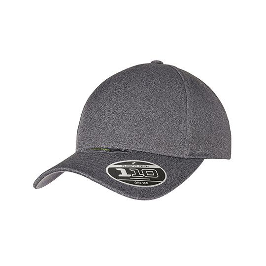 110 Melange Unipanel Cap - dark grey-133
