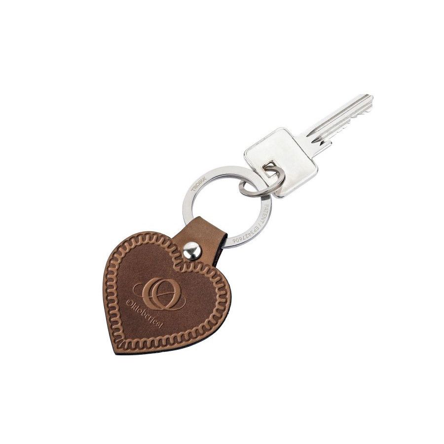 Schlüsselanhänger OKTOBERFEST™ LEBKUCHENHERZ - braun-632
