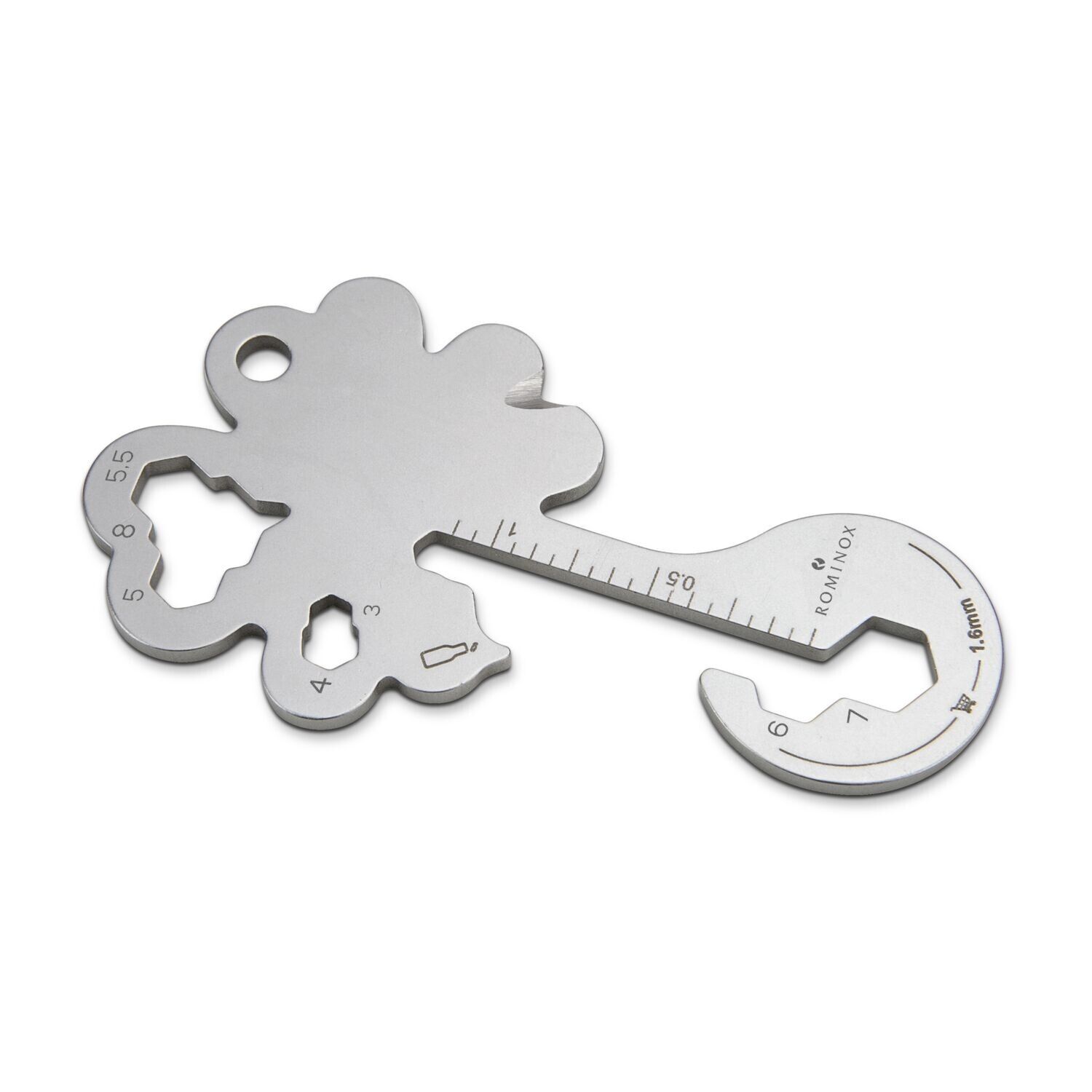 ROMINOX® Key Tool Lucky Charm - 19 functions (Kleeblatt Glücksbringer)-287