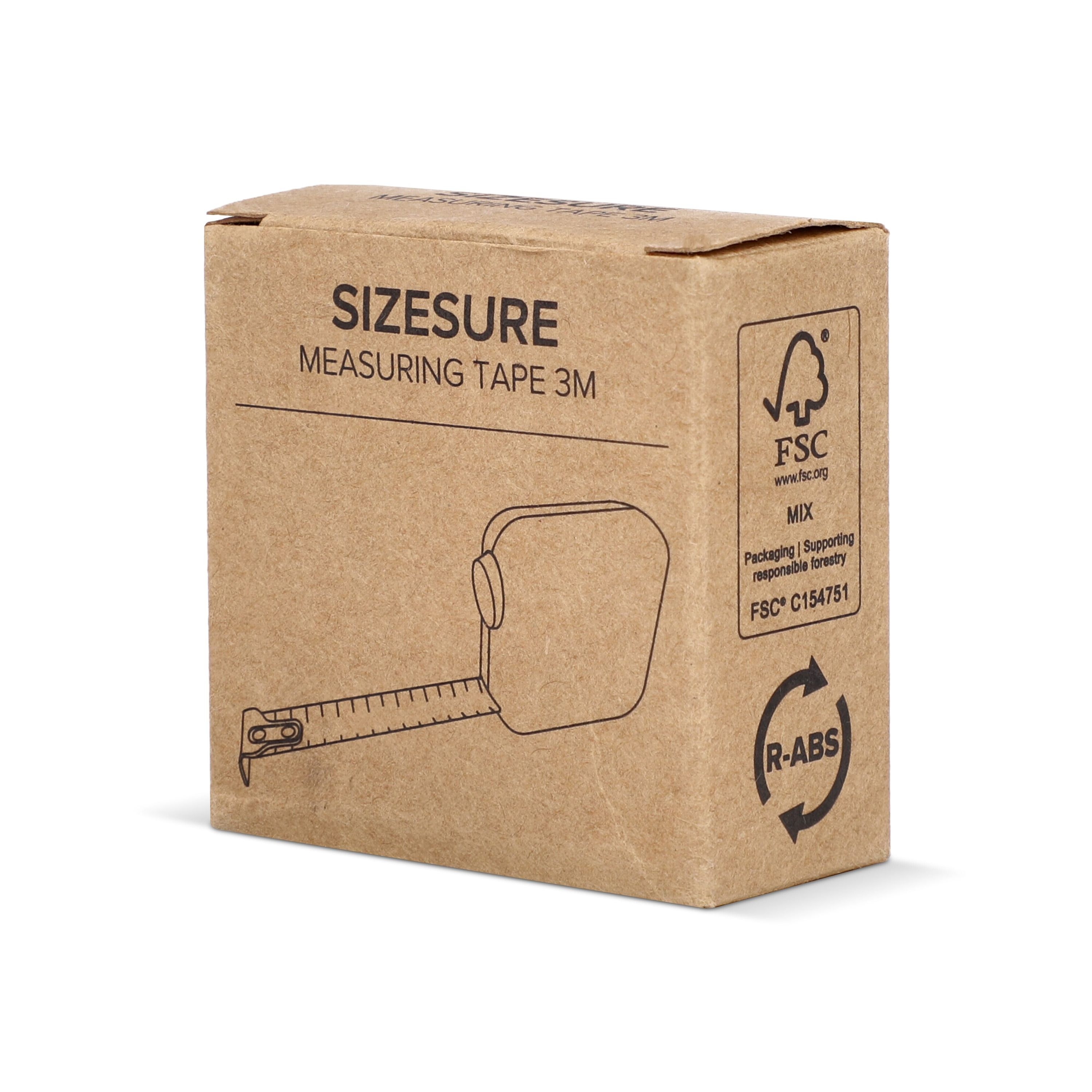 SizeSure Rallmaßband 3M - grau-210