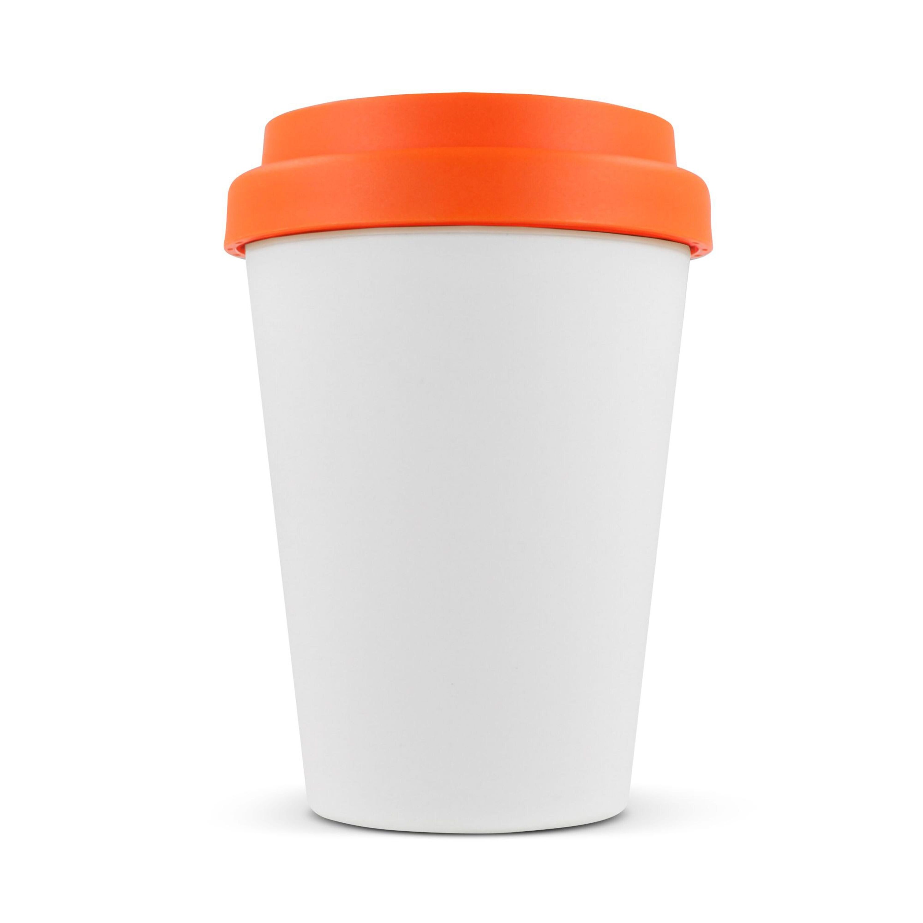 RPP Kaffeetasse Weißer Körper 250ml - weiss  -  orange-212