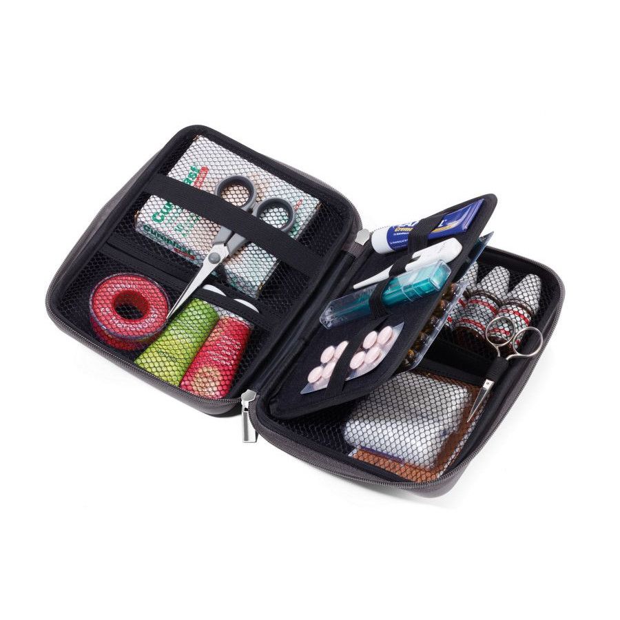 Troika Organizer-Etui TRAVEL CASE - grau - schwarz-330