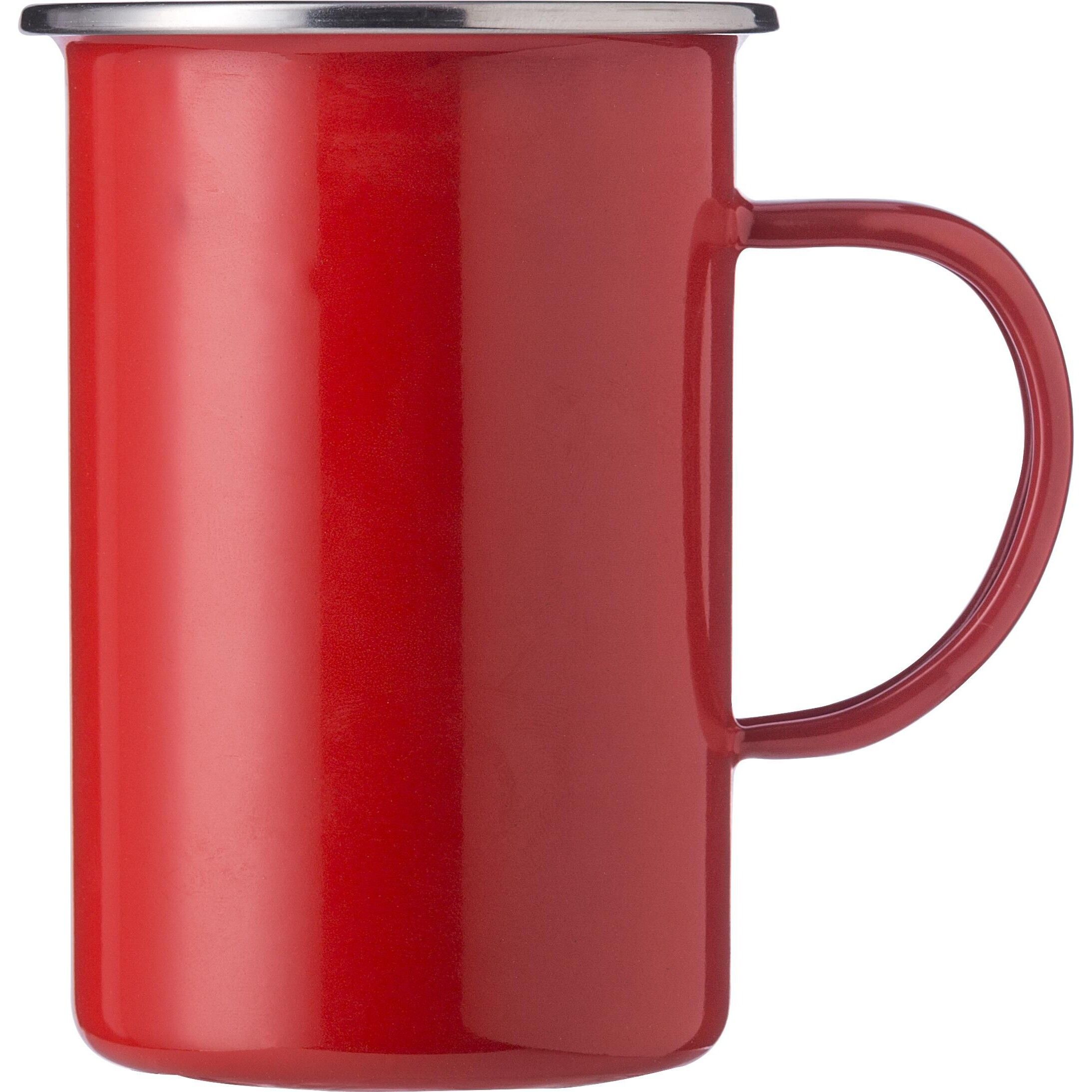 Emaille-Becher (550 ml) Ayden - rot-111