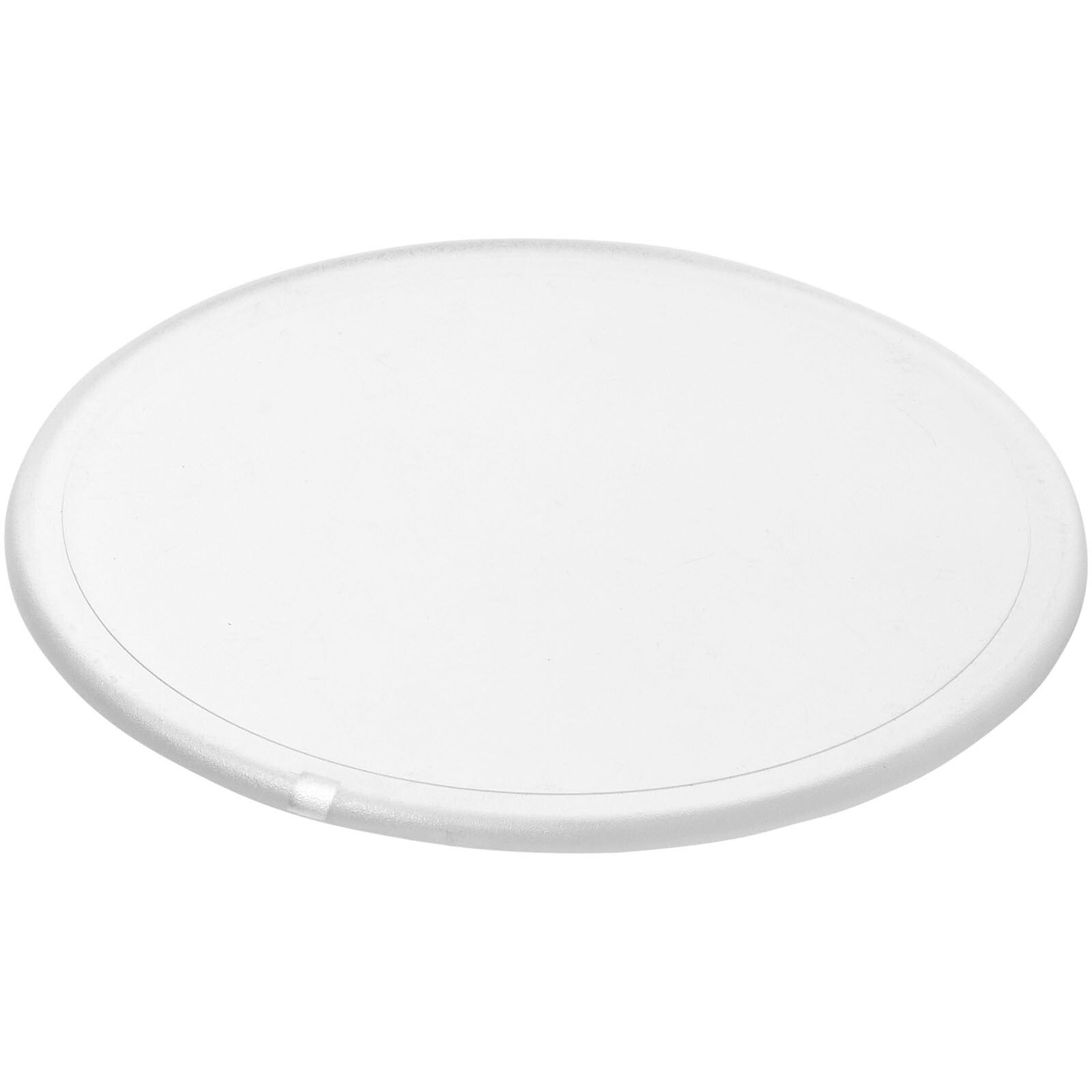 Renzo runder Kunststoffuntersetzer - transparent klar-107