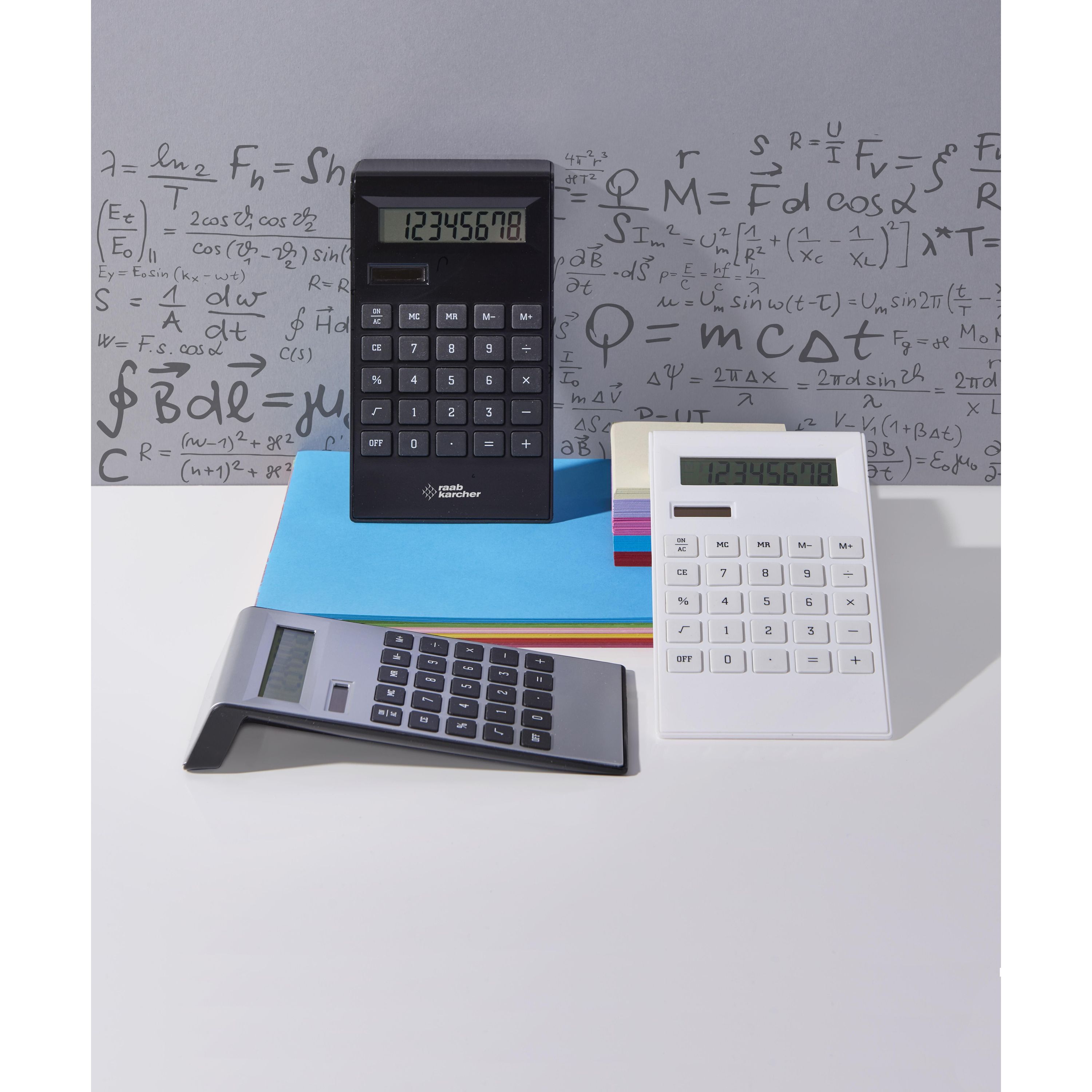 Tischrechner aus ABS-Kunststoff Murphy - schwarz - silber-933