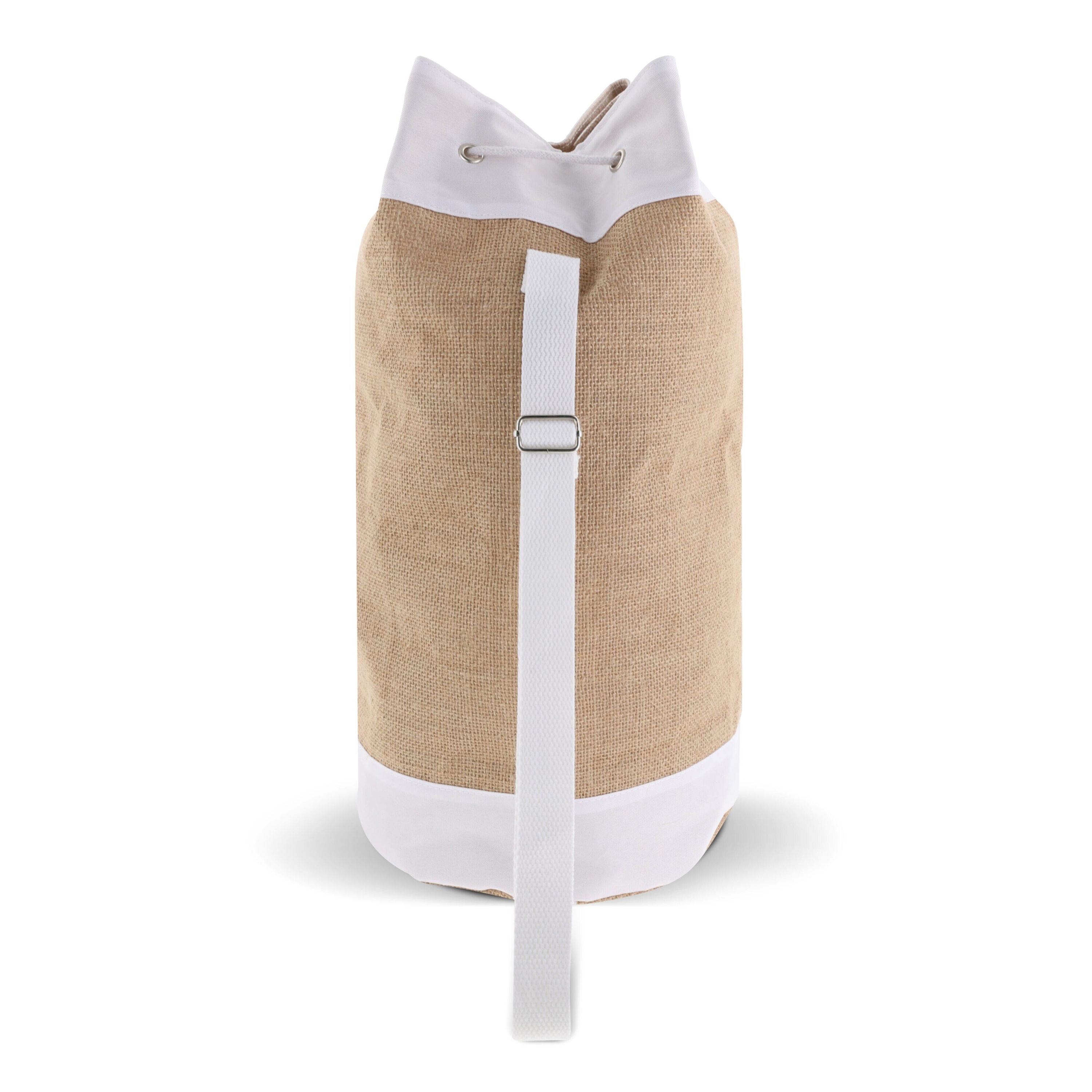 Seesack aus Baumwolle und Jute - natur-872