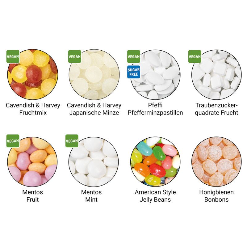 Quick Box, weiß, Mentos Kaudragee Fruit-648