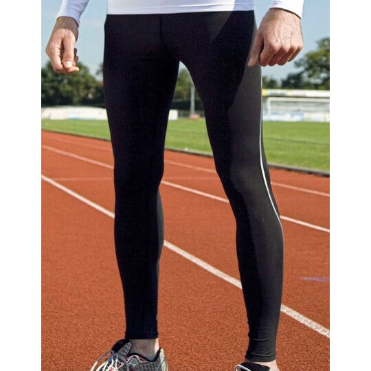 Men´s Bodyfit Base Layer Leggings - black-32