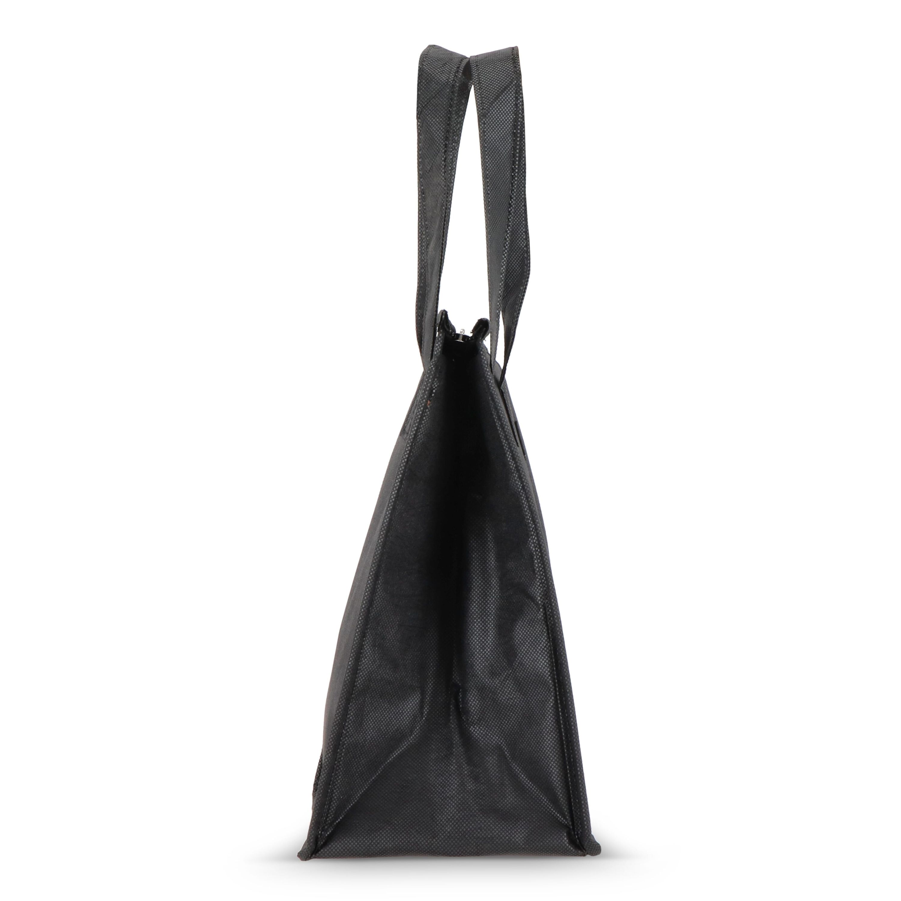R-PET Kühltasche Non Woven 23x 15 x 27,5cm 75g/m² - schwarz-943