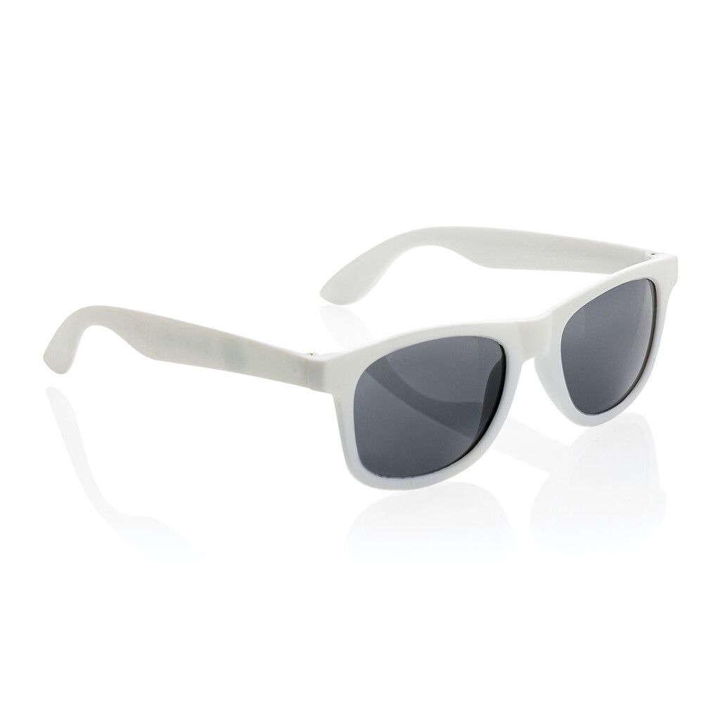 Sonnenbrille aus RCS recyceltem PP-Kunststoff - weiß-112