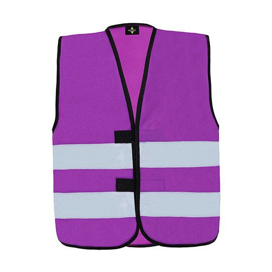 Kids´ Hi-Vis Functional Safety Vest Aarhus - violett-140