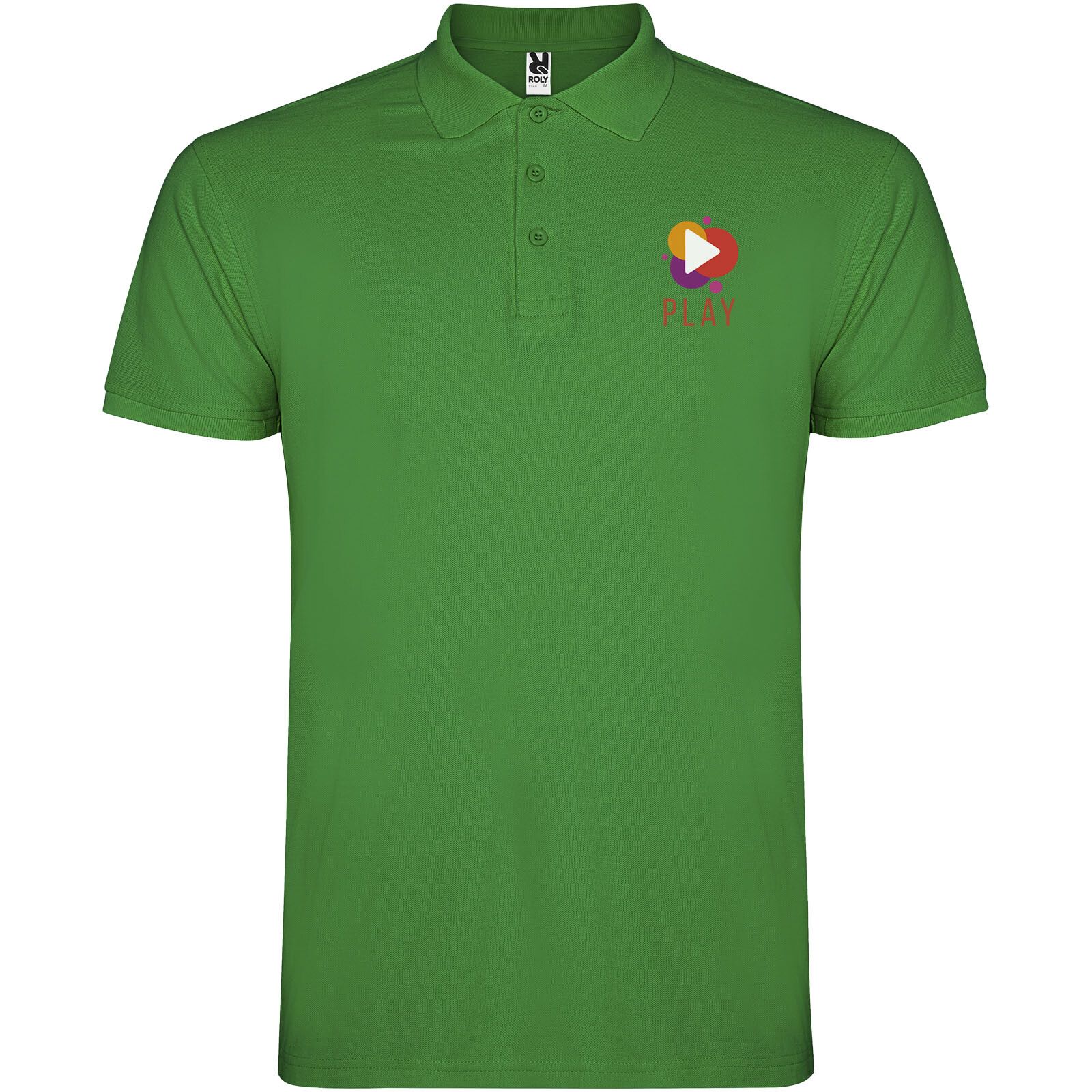 Star Poloshirt für Kinder - tropischgrün-41