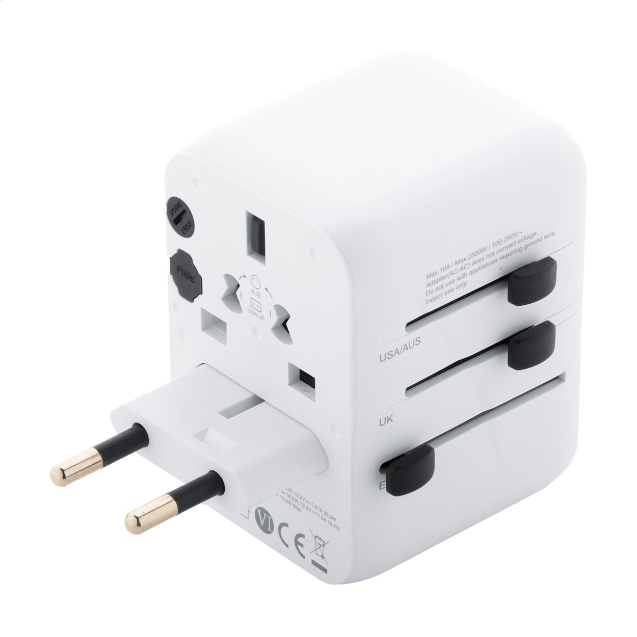 Reiseadapter Jetsetter Plus - weiß-363