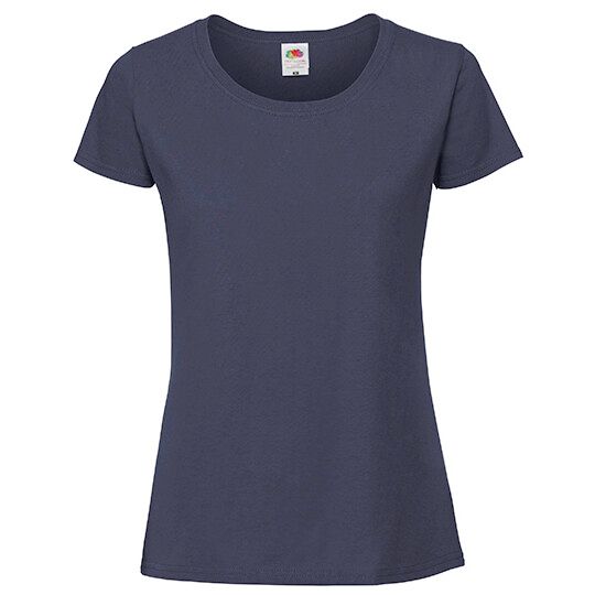 Ladies Iconic 195 Ringspun T - navy-11
