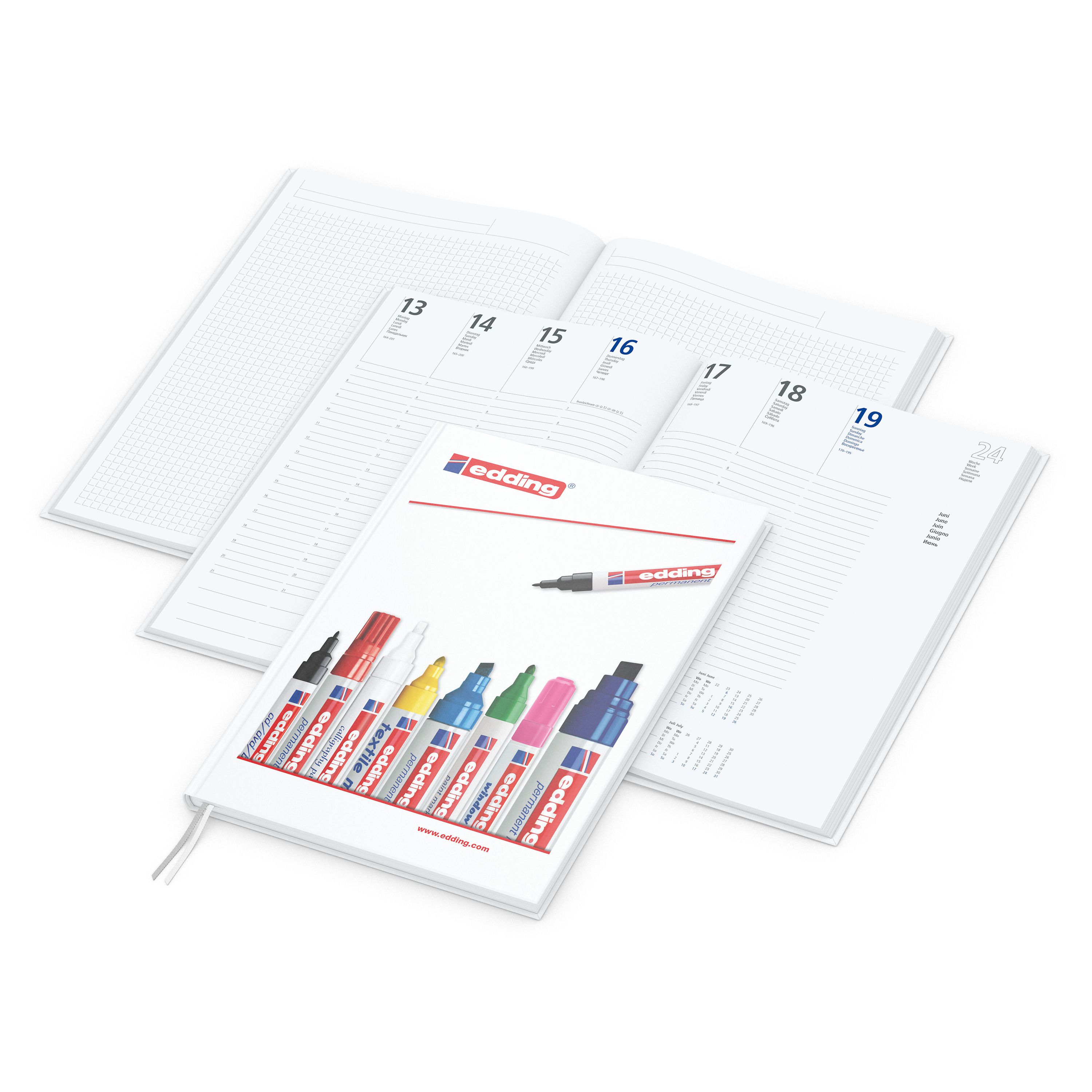 Wochenkalender vorne + Notizen hinten Note-Hybrid, A4, matt-64