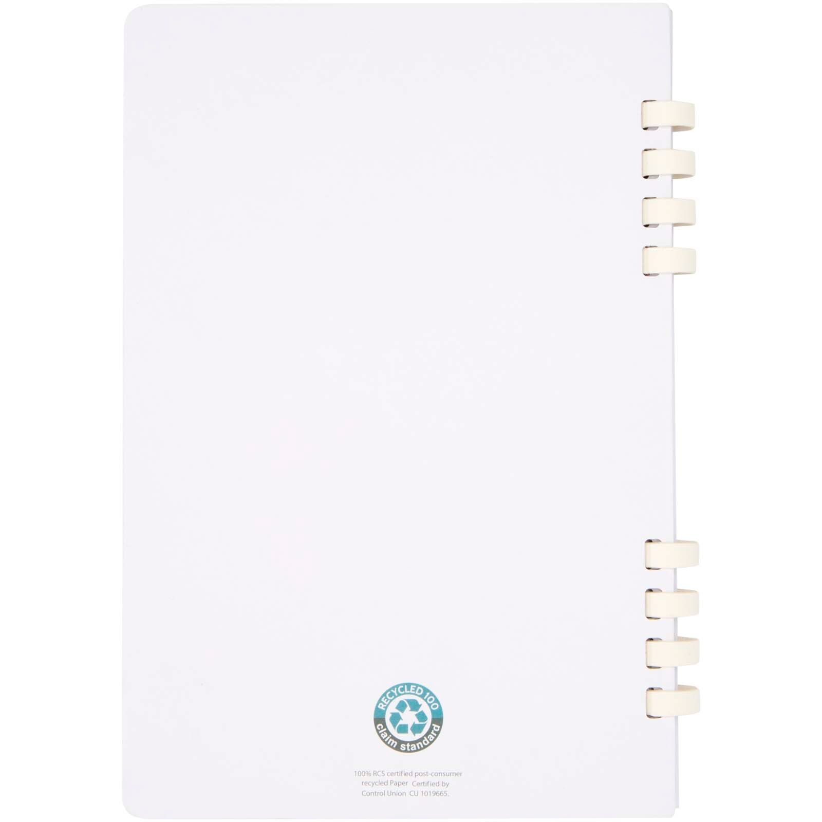 Fil A5 Hardcover RCS recyceltes Spiralnotizbuch - weiss-749