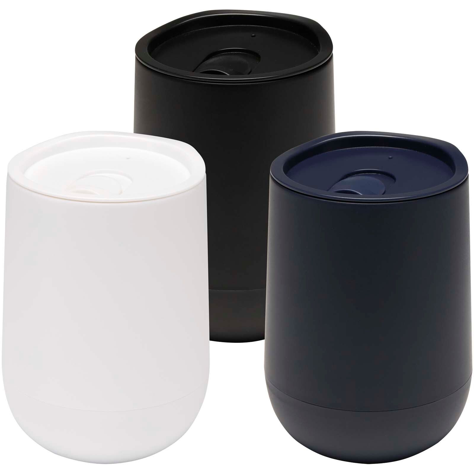 Corzo 360 ml doppelwandiger Isolierbecher - schwarz-723