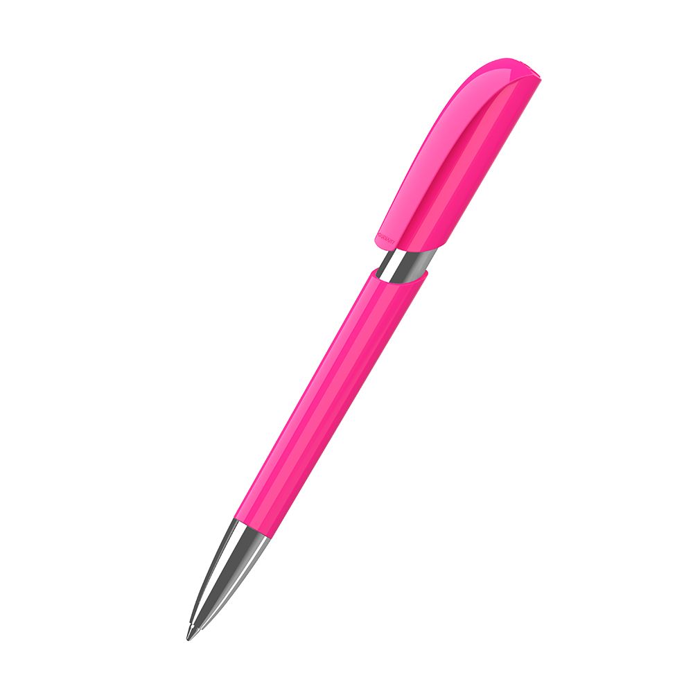 Druckkugelschreiber Push high gloss Mn - magenta-331
