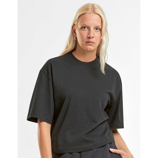 Ladies Oversized Tee - white-919