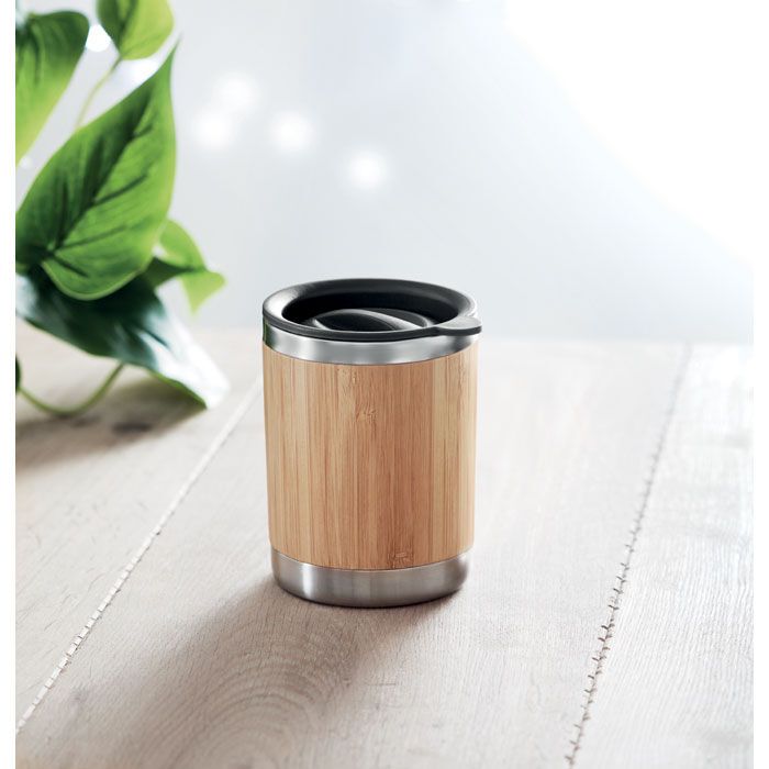 Trinkbecher Bambus 250 ml LOKKA - holz-425