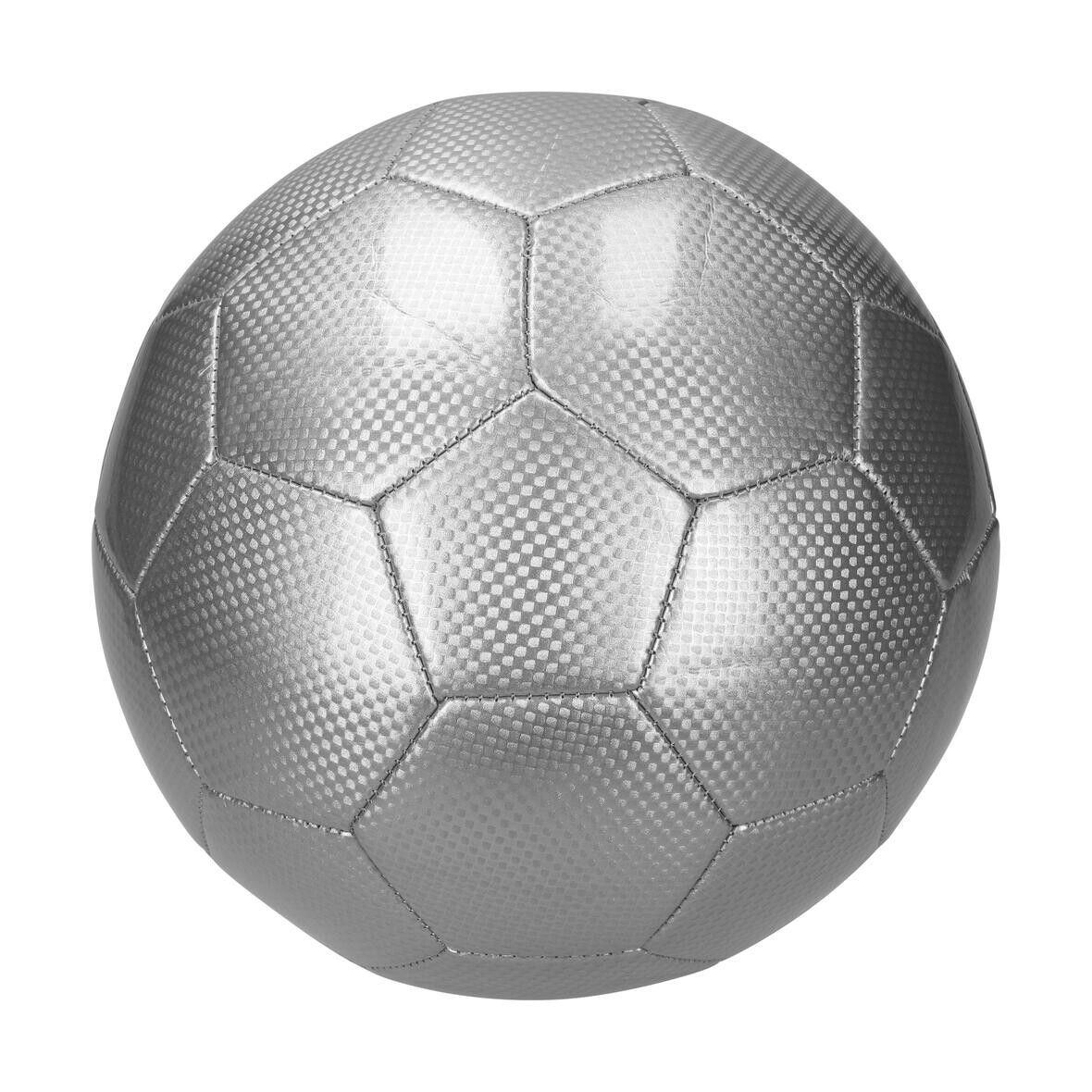 Fußball Carbon, groß - silber-788