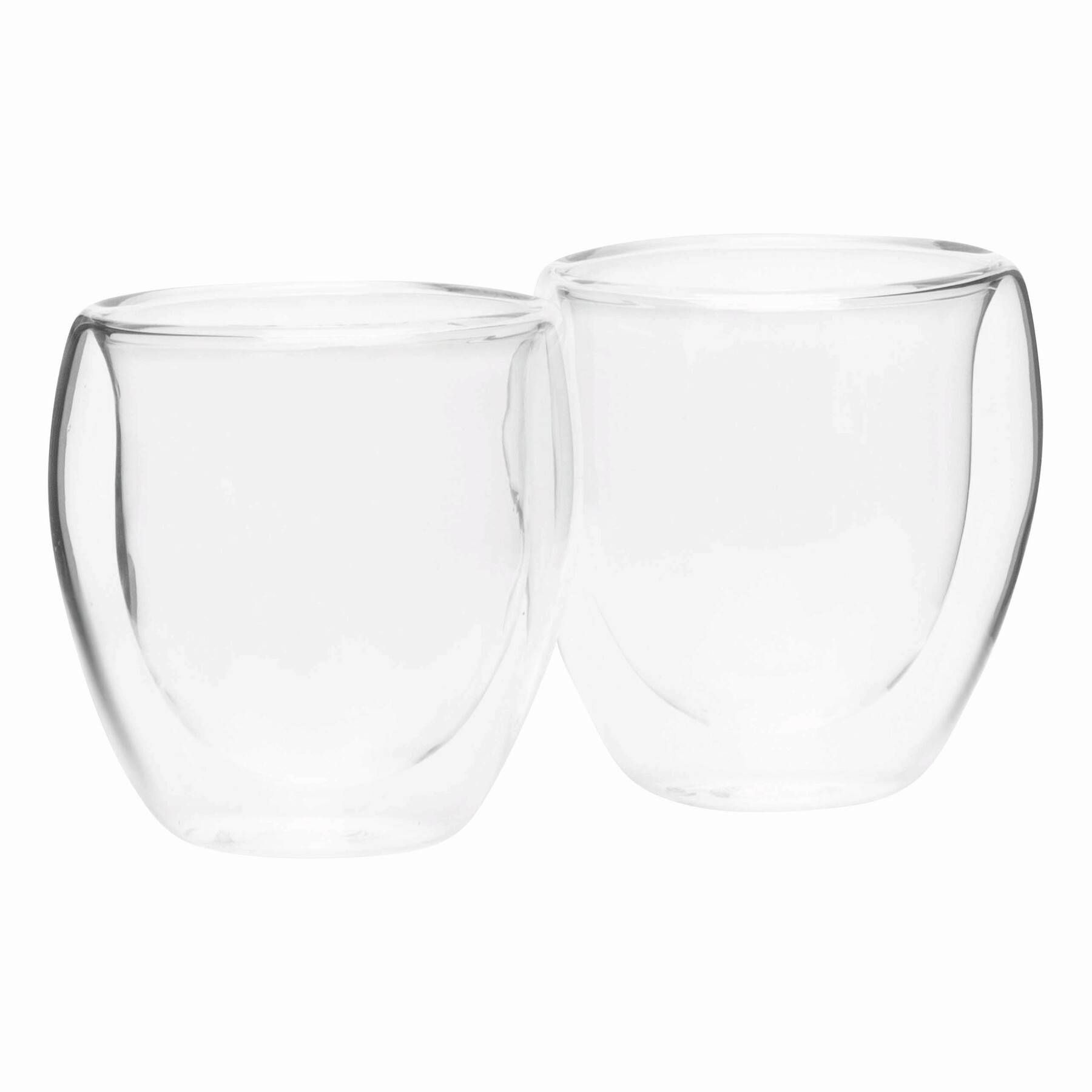 Gläser-Set, doppelwandig: 2er Set DRINK LINE S - transparent-654