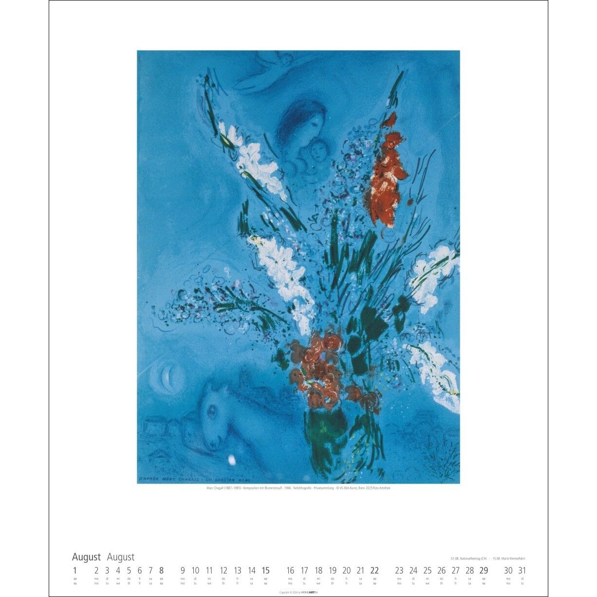 Marc Chagall - Kunst & Kultur Kalender-69