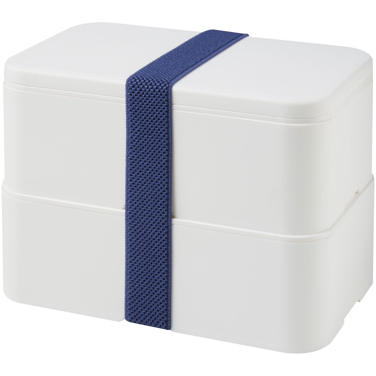 MIYO 700+700 ml Doppel-Lunchbox - weiss -  weiss -  blau-330