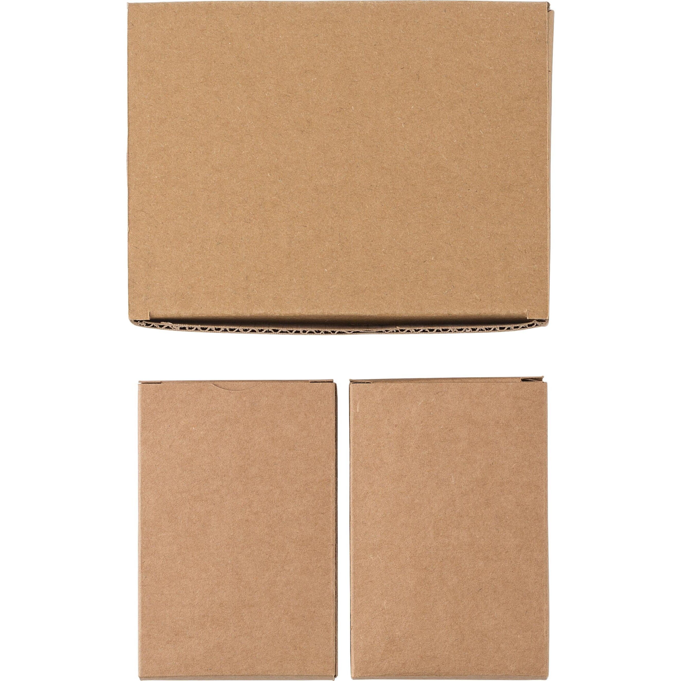 Kartenspiele aus recyceltem Papier Arwen - braun-782