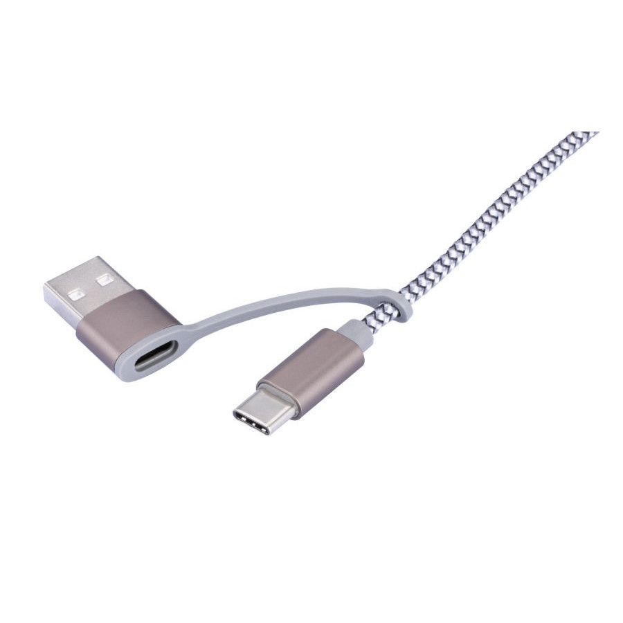 Ladekabel DREIZACK - grau-506