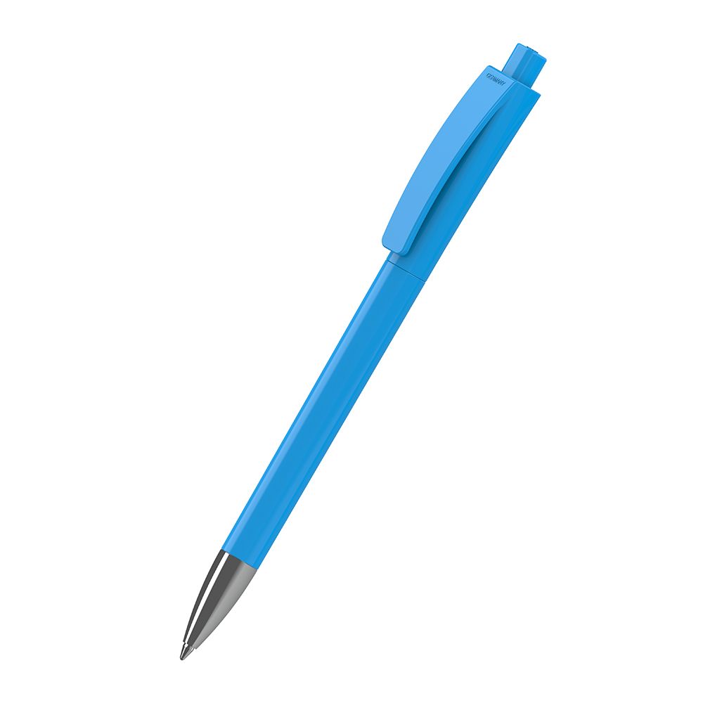 Druckkugelschreiber Qube high gloss Mn - cyan-338