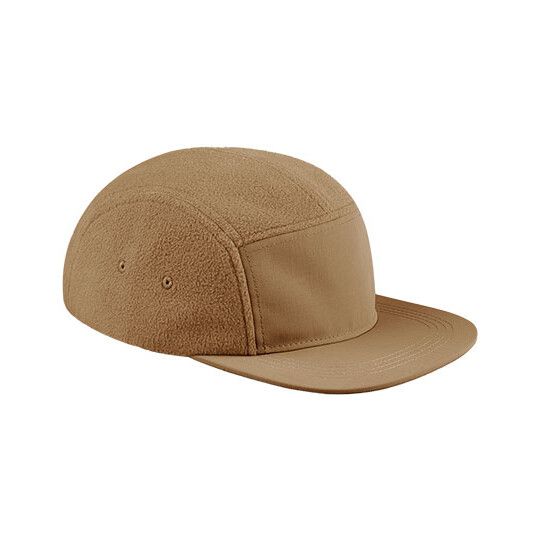 Recycled Fleece Outdoor Camper Cap - biscuit-862