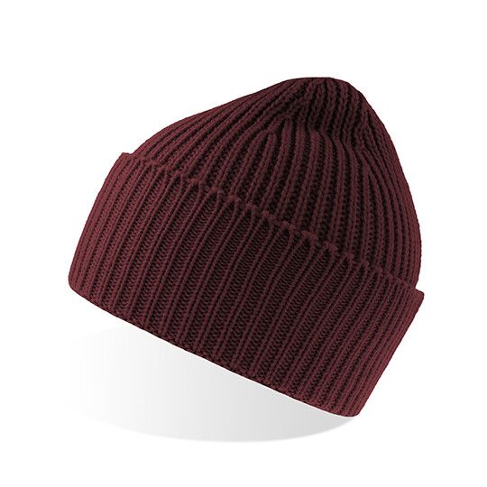 Oak Beanie - burgundy melange-628