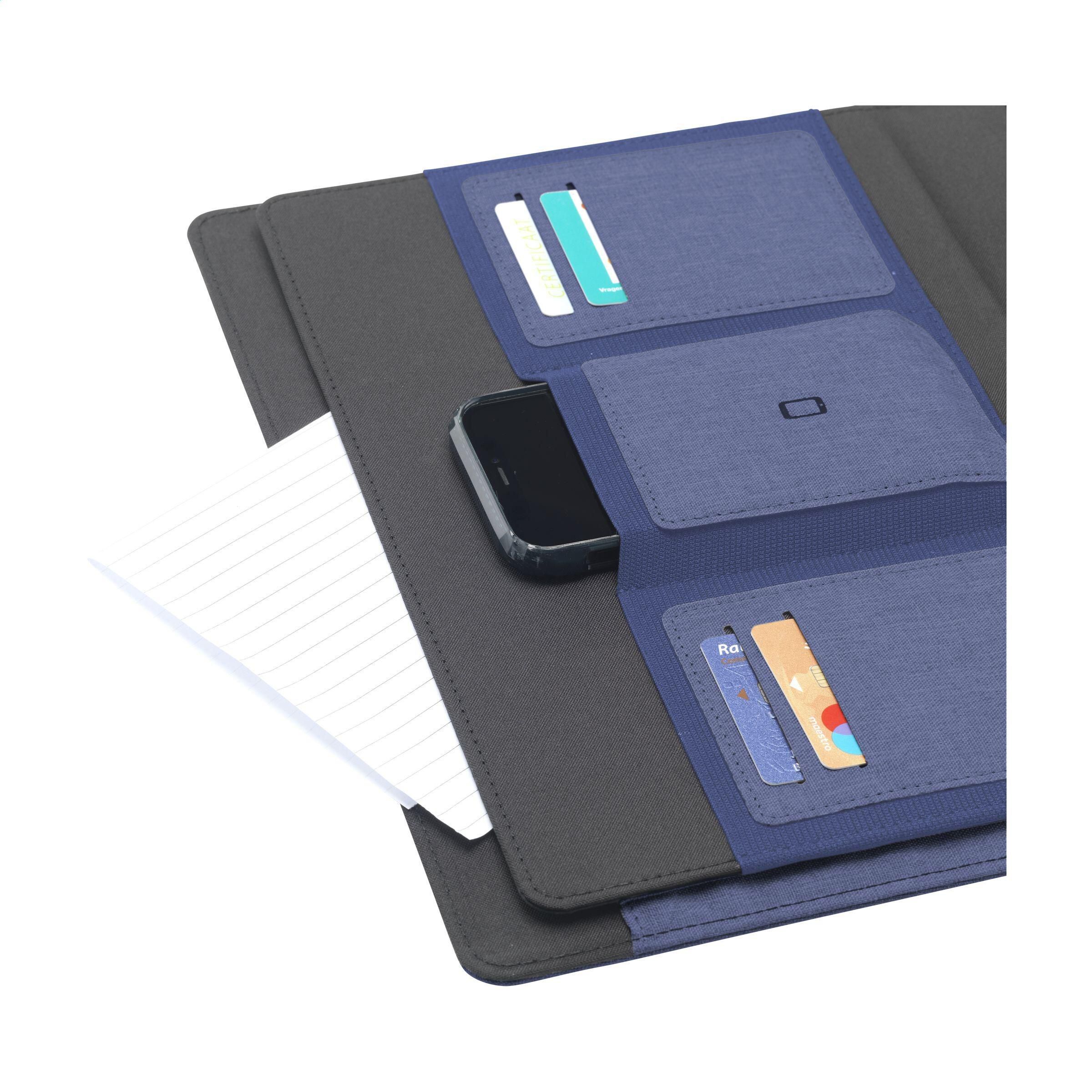 Quest Portfolio RCS RPET A4 Dokumentenmappe - blau-432