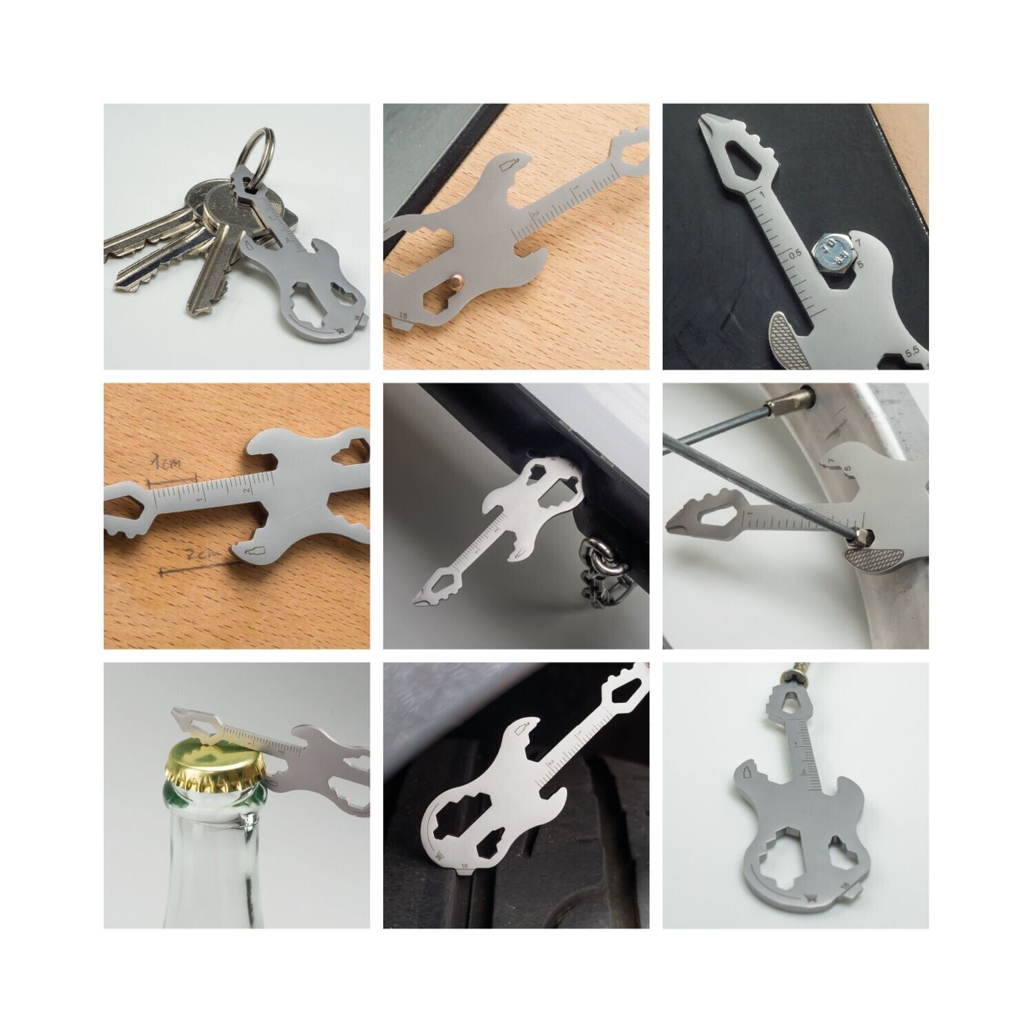 ROMINOX® Key Tool im Motiv-Mäppchen Merry Christmas - Key Tool Guitar-418