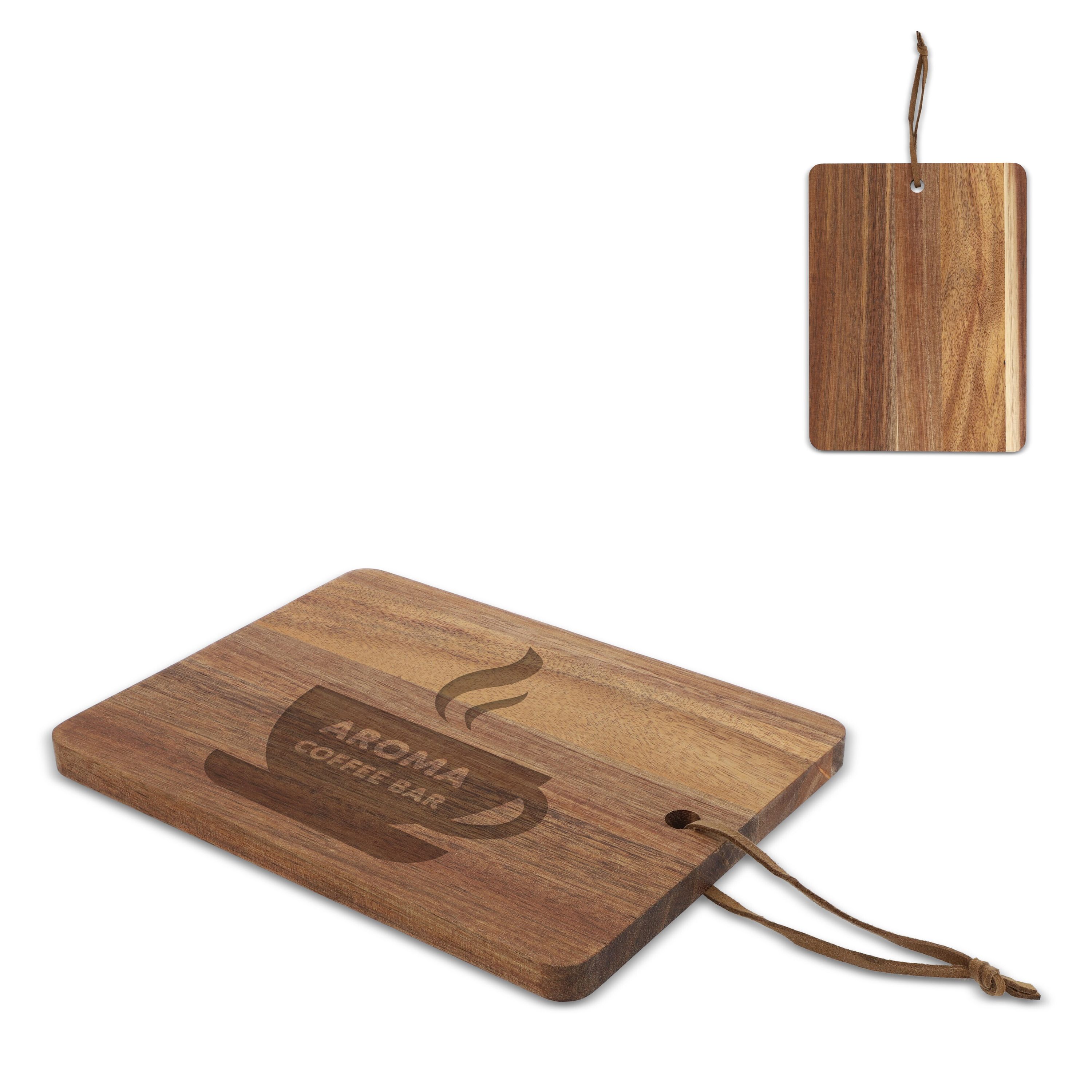 Servierbrett aus Akazie 20 x 15 x 1,2 cm - holz-903
