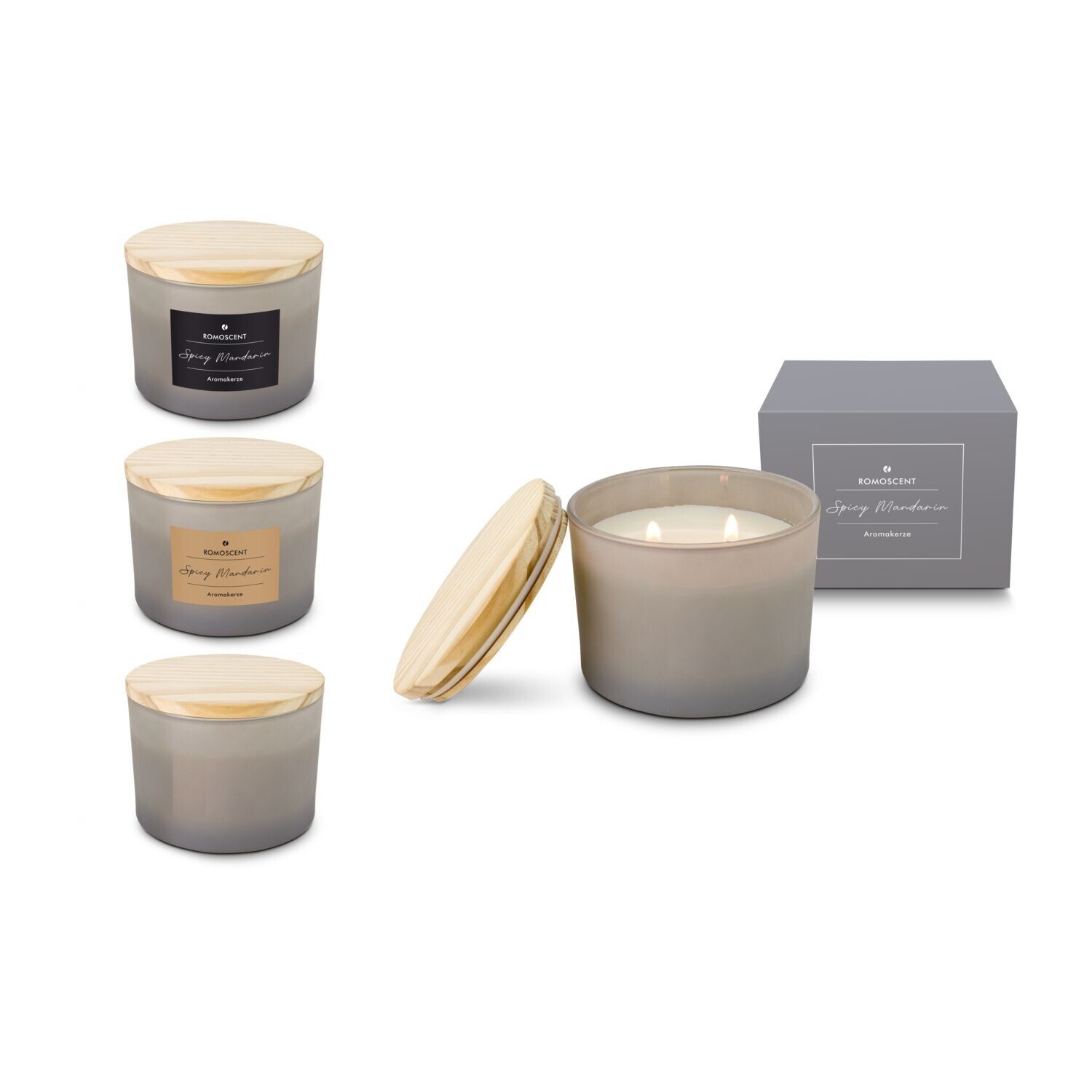ROMOSCENT® Aromakerze Spicy Mandarin-113