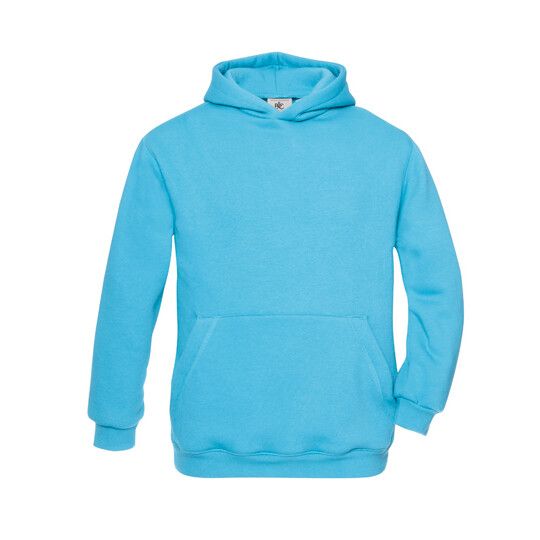 Kids´ Hooded Sweat - very turquoise - 12/14 (152/164)-235