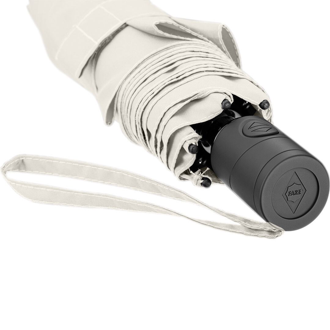 AOC-Mini-Taschenschirm FARE® FiligRain Only200 mit waterSAVE® Bezug Ø94 cm - naturweiß-986