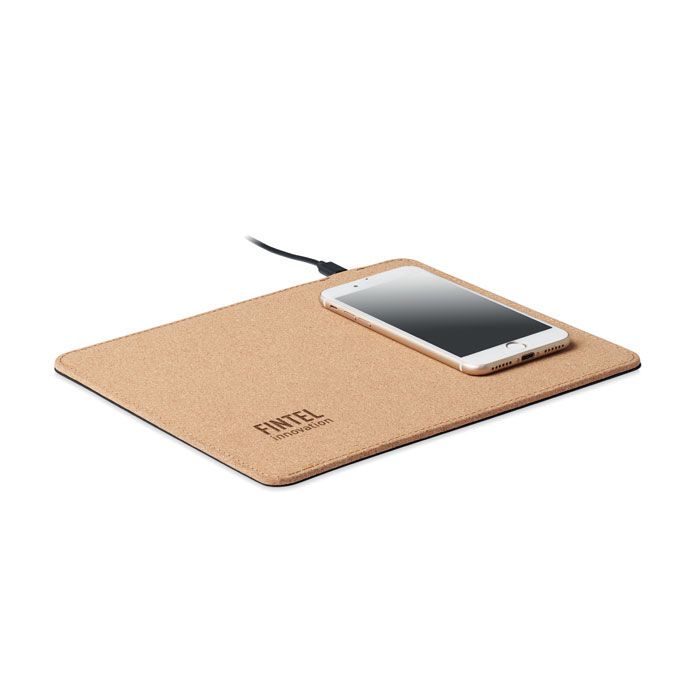 Mousepad mit Ladestation 15W WIRELESS MATTY - beige-454