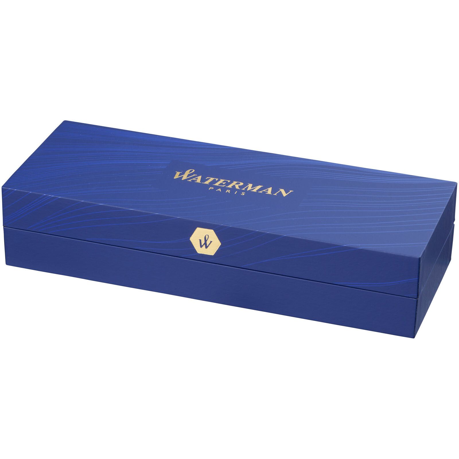 Waterman Hémisphère Kugelschreiber (blaue Mine) - schwarz -  silber-336