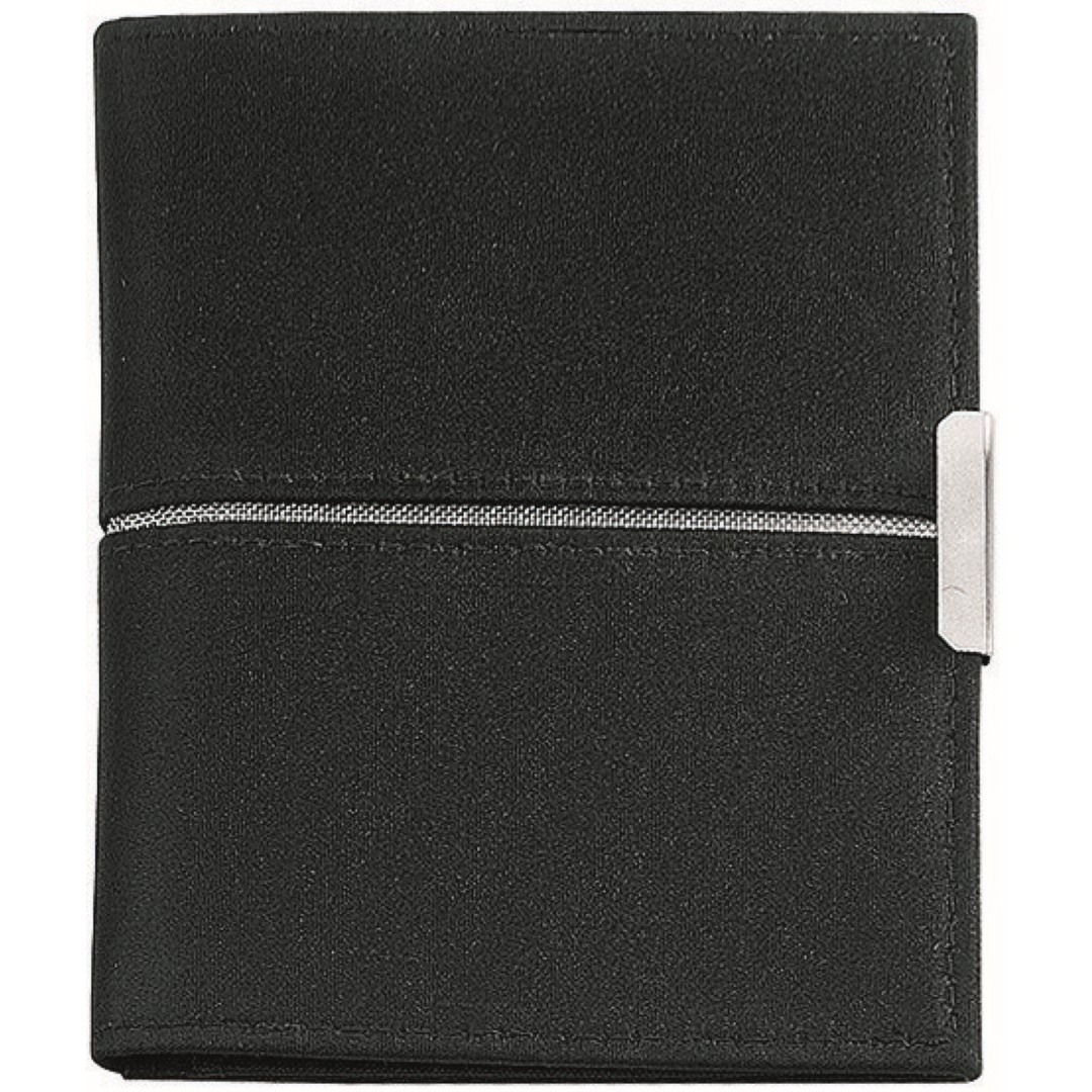 CreativDesign® Ausweistasche "SilverPaper" - schwarz-541