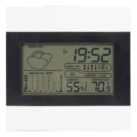 Veredelungsposition mittig oberhalb des LCD-Displays