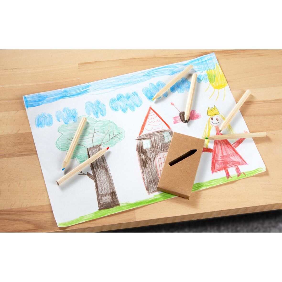 Malstifte-Set Nature 6 kurz - natur-358
