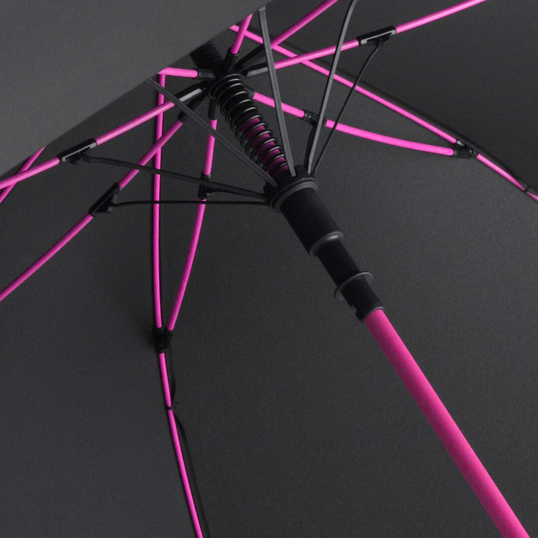 AC-Gästeschirm FARE® Style Ø130 cm - schwarz - magenta-375