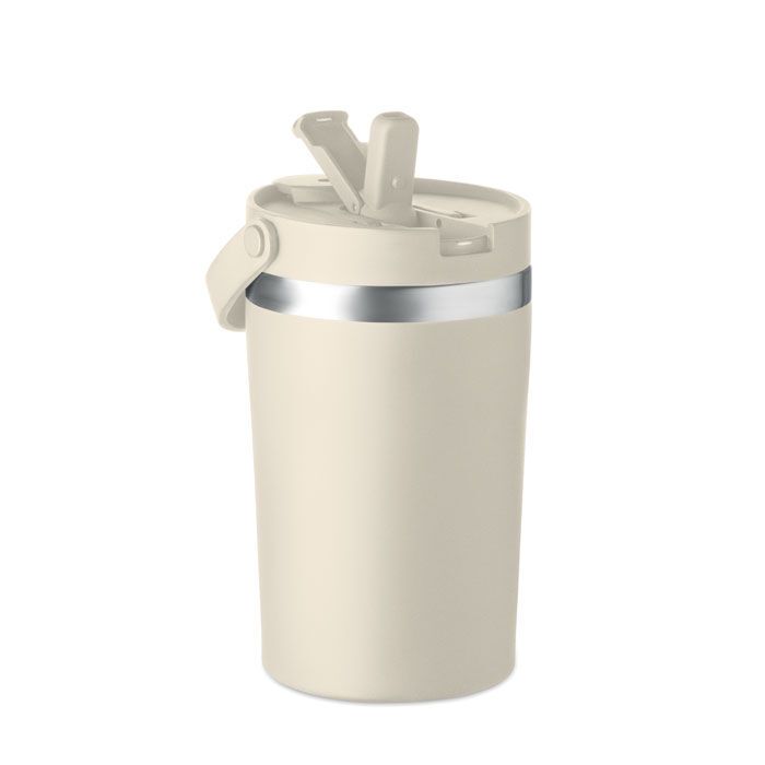 Doppelwandiger Becher 350 ml COZYCUP - beige-132