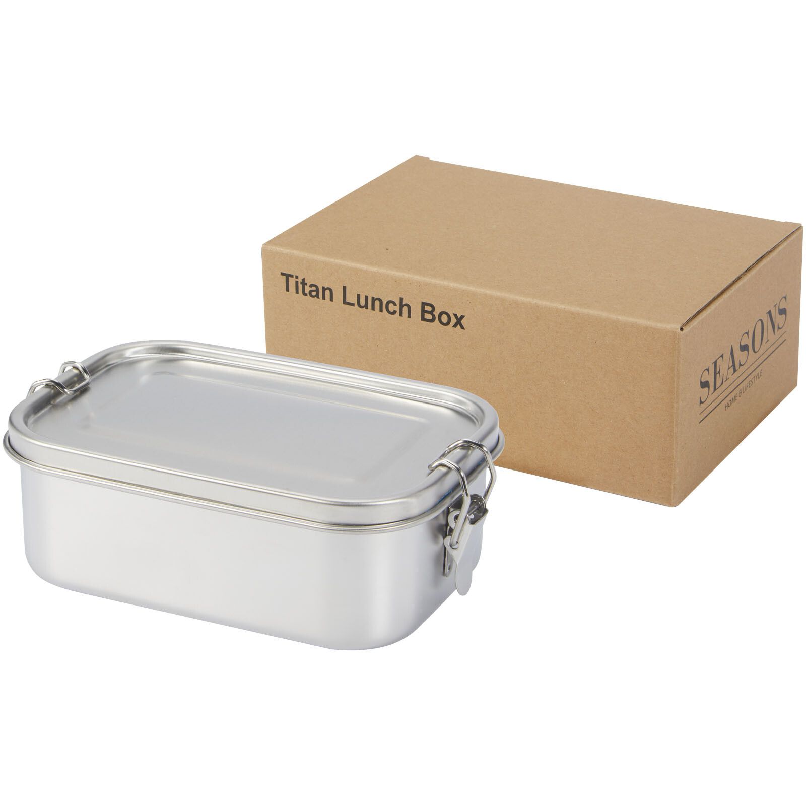Titan 750 ml Lunchbox aus recyceltem Edelstahl - silber-57