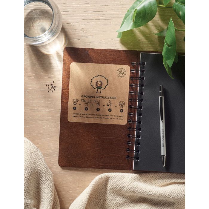 DIN A5 Notizbuch GROWBOOK™ SAVAGE - braun-66
